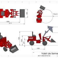 Valet de ferme électrique